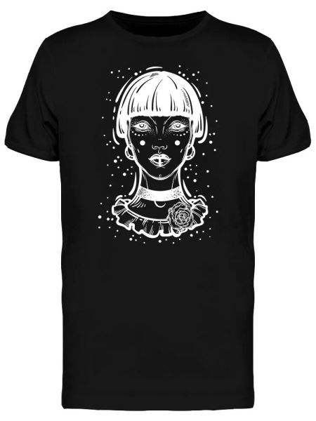 

cosmic woman men's tee -image by shutterstock, White;black