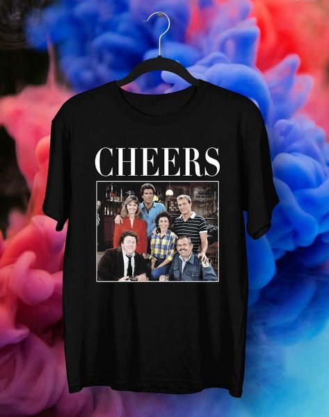 

cheers t-shirt 90s retro vintage t-shirt gift idea for fan, White;black