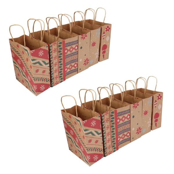 

gift wrap 12pcs exquisite bags portable shopping christmas packaging