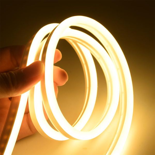 

strips 1m/2m/3m/4m/5m neon light dance party decor 12v led lamp flexible el wire rope tube 120leds/m waterproof strip