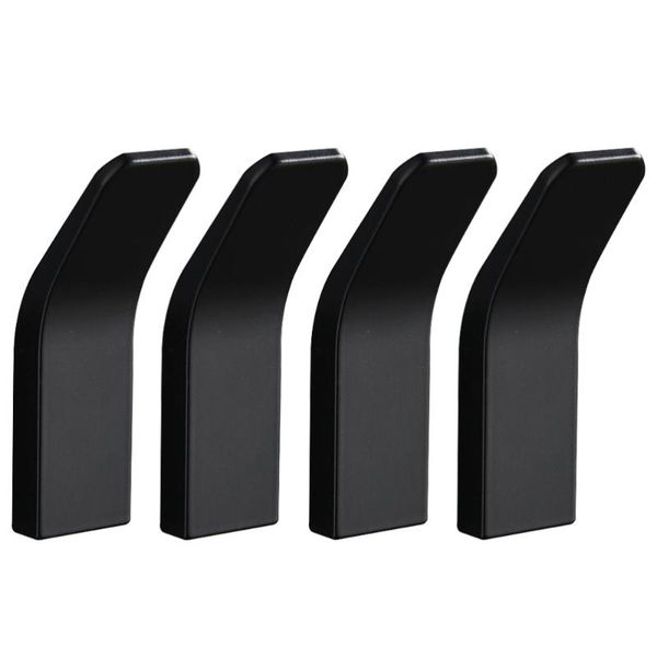 

hooks & rails 4pcs self-adhesive towel hook clothes wall for kitchen bathroom