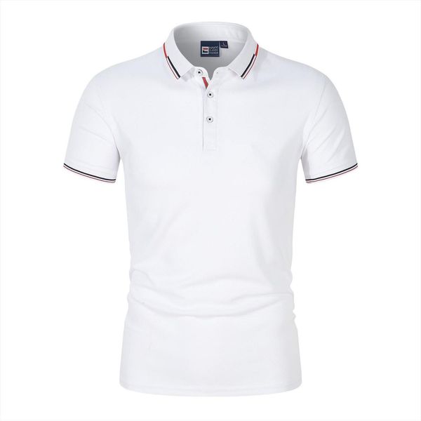 

shirt business casual pure men polo cotton short sleeved a large number of, White;black