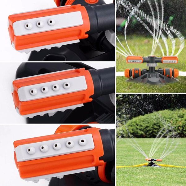 

250x208x100mm automatic rotating sprinkler shower head 360 degree abs engineering plastic watering equipments