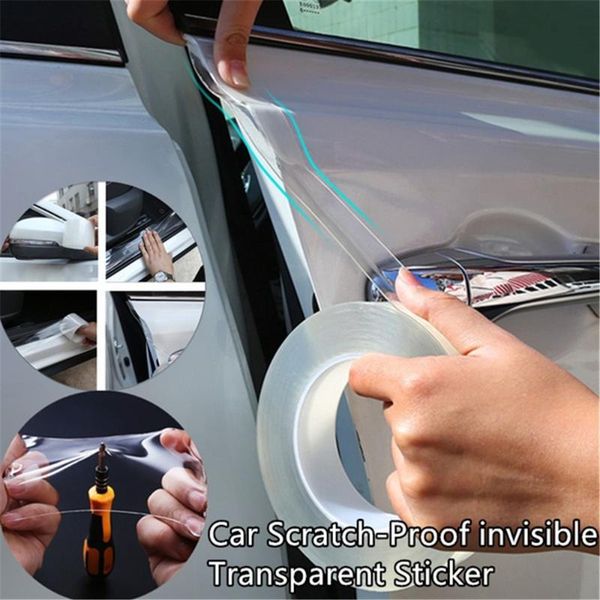 

car bumper paint surface protective film scratch prevention body transparent auto strip stickers sunshade