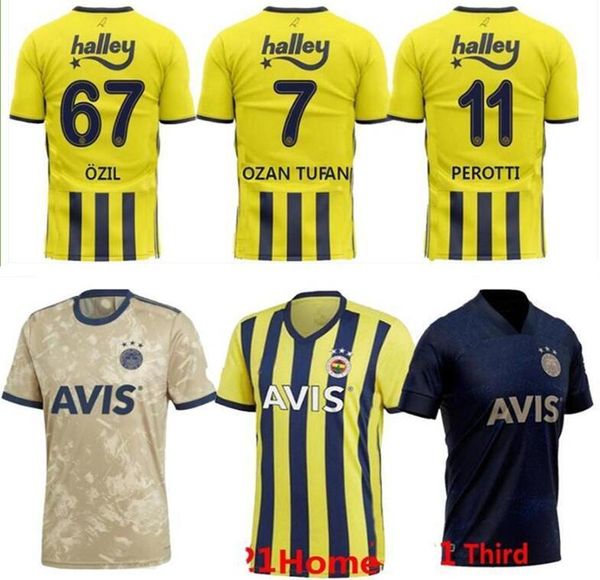 

20 21 fenerbahce soccer jerseys 2020 2021 camisetas de fÃºtbol home mesut Ã¶zil ozan tufan perotti samatta camiseta football shirts uniform, Black