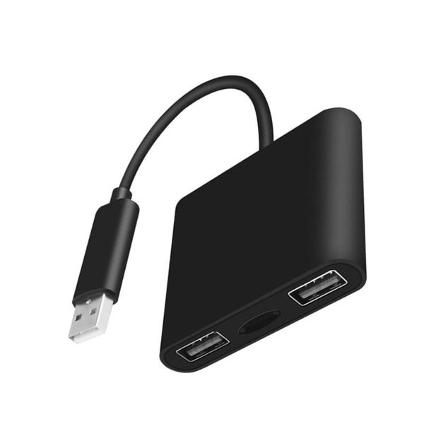 

hubs game controller usb converter hub adapter compatible with playstation 4 switch one (black)