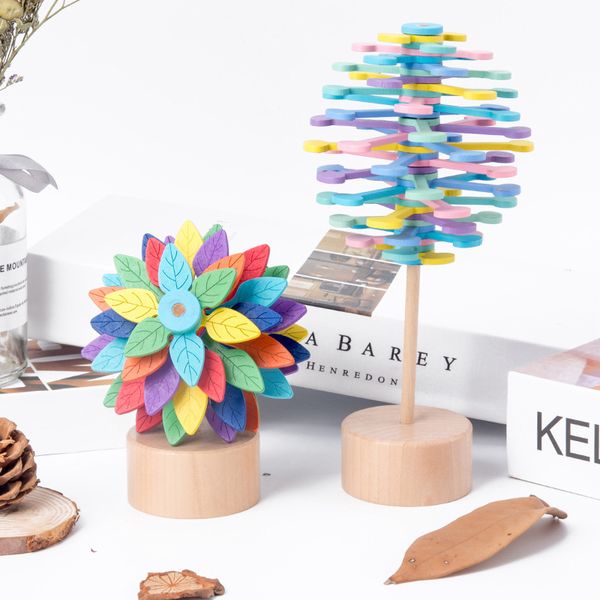 

anti stress toy colorful spiral tree series creative home tree office desk fidget toys decoration decompression toy