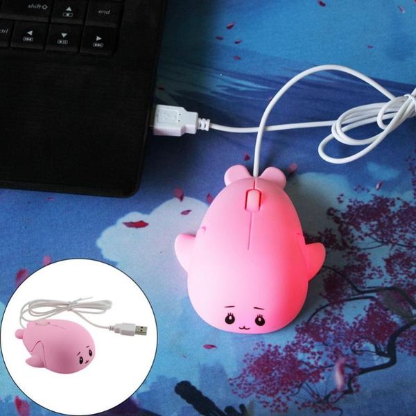 

mice 1200dpi cute mini whale ergonomic pc lapusb wired optical gaming mouse