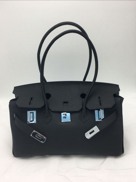 

purse black friday women's layer cow leather handbag large capacity horizontal bag