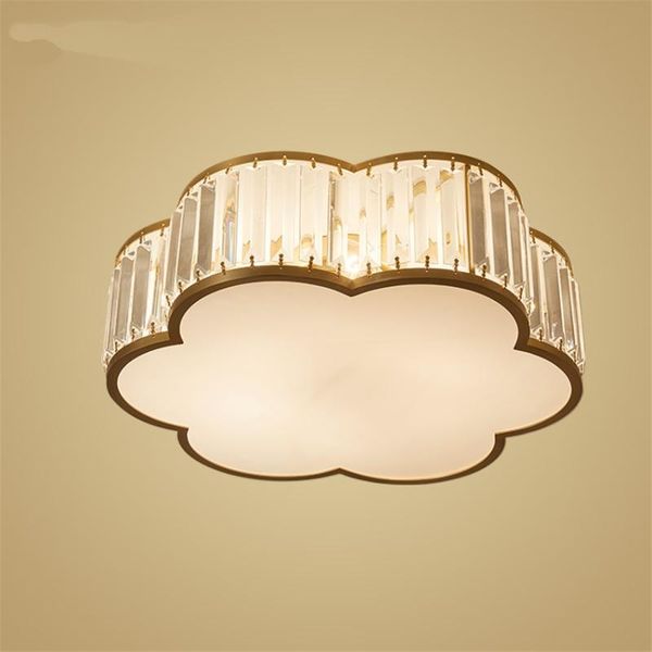 

ceiling lights nordic copper cloud crystal modern children bedroom living room luxury lamps balcony study deco lighting