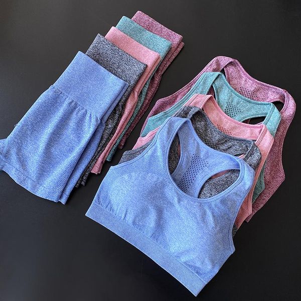 

yoga outfit dropship 2 piece set women gym clothes sports bra+shorts women's tracksuit fitness clothing workout