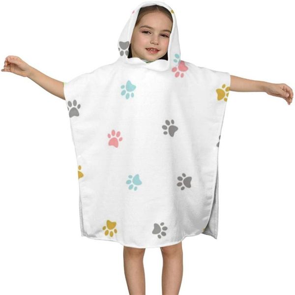 

towel kitten-pow kids hooded bath for children