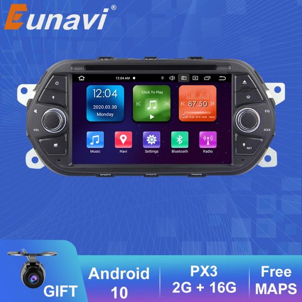 

eunavi 7'' quad core 1024*600 1 din android 10 car dvd player for tipo egea 2021 auto radio stereo with gps wifi