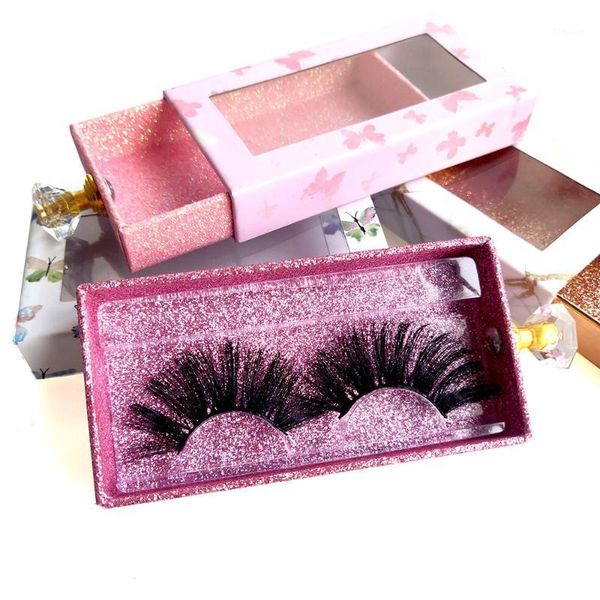 

fiber false eyelashes handmade fluffy long eye makeup extension function kit wholesale multiple storage boxes1