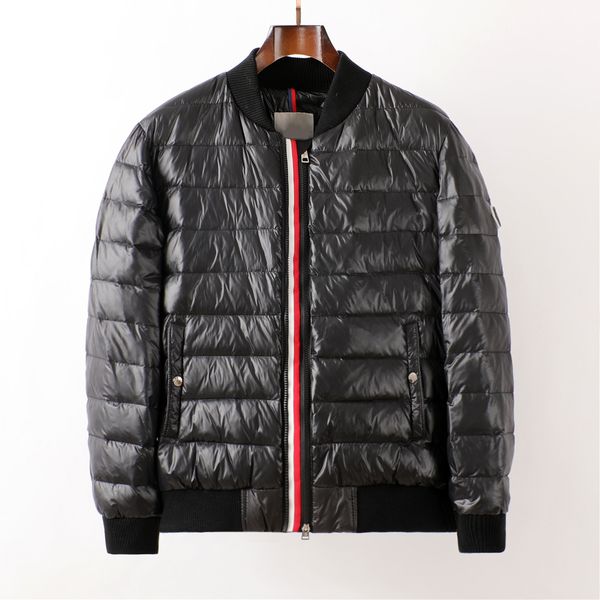 

designer luxury monclair classic winter men jackets women down fashion hat pattern print coats outdoor warm casual coat outwear parkas track, Black