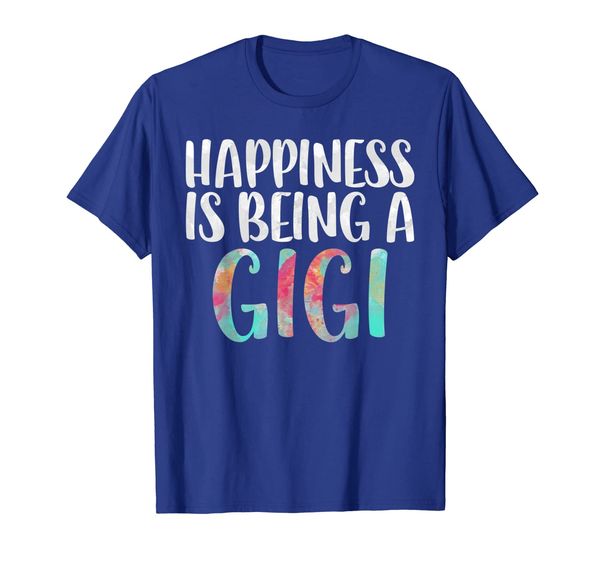 

happiness is being a gigi t-shirt mother's day gift shirt, White;black