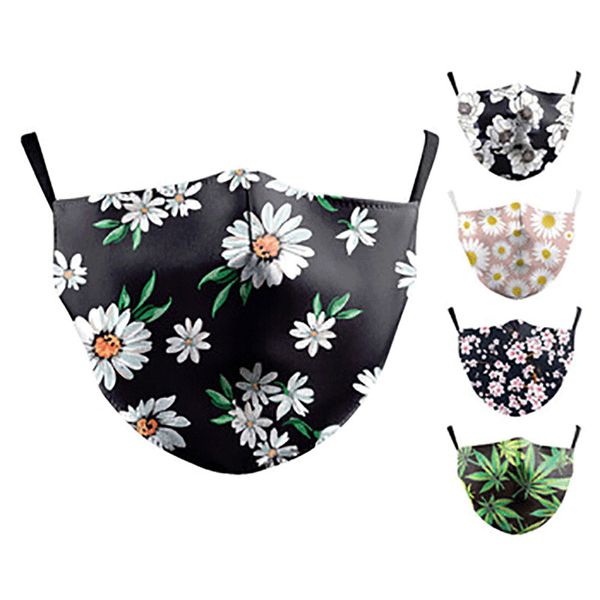 

chrysanthemum 3d mask filter pm2.5 washable dust and haze proof warm cotton