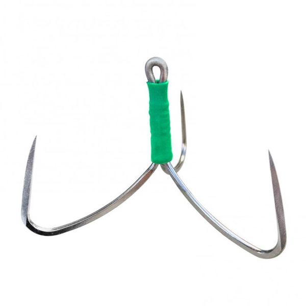 

fishing hooks 10pcs anchors trible sharpened hand-grinded fishhooks gear tackle fish tools