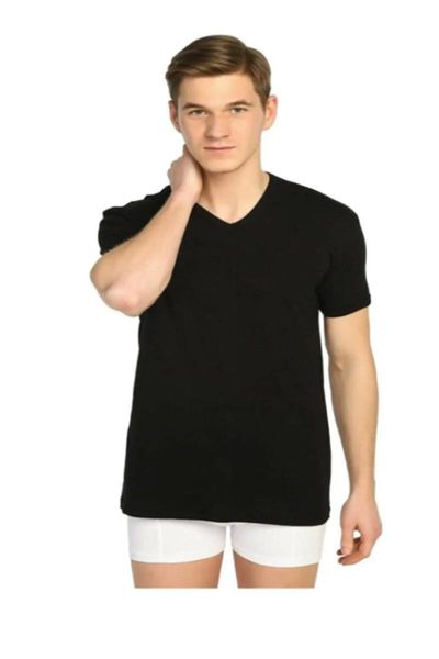 

men's cotton undershirts short sleeve undershirt vest summer shirt bodybuilding solid color t shir v neck, Black;brown