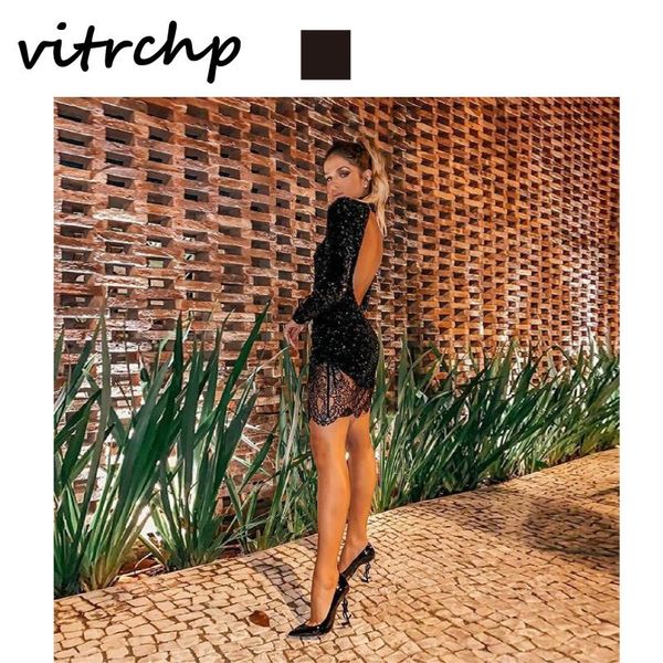 

casual dresses vitrchp 2021 ladies dress brand summer arrival elegant maxi party lace long sleeve backpack hip, Black;gray