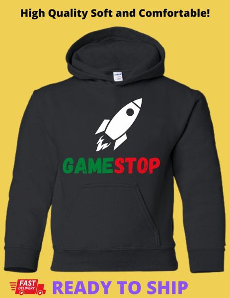 

men's hoodies & sweatshirts game snovelty picture with pocket long sleeve hoodies. temperament hoodie custom sweatshirt and women', Black