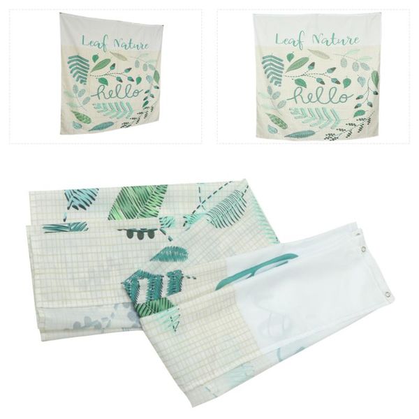 

shower curtains 1pc bathroom partition curtain drape bath (assorted color)