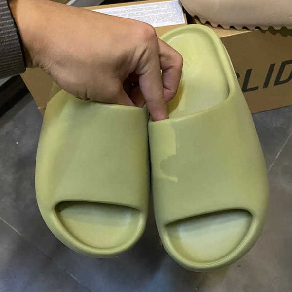 

yeesy slide women men slippers desert sand bone resin bench foam runner sneakers brown football basketball soccer shoes sports fashion 3mdq, Black