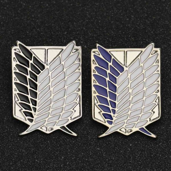 Атака на титан Брошь Pin Wings of Liberty DOM SCOUT RIMECK LEGION EXECHERS RECON CORP Eren Badge аниме ювелирные изделия целые