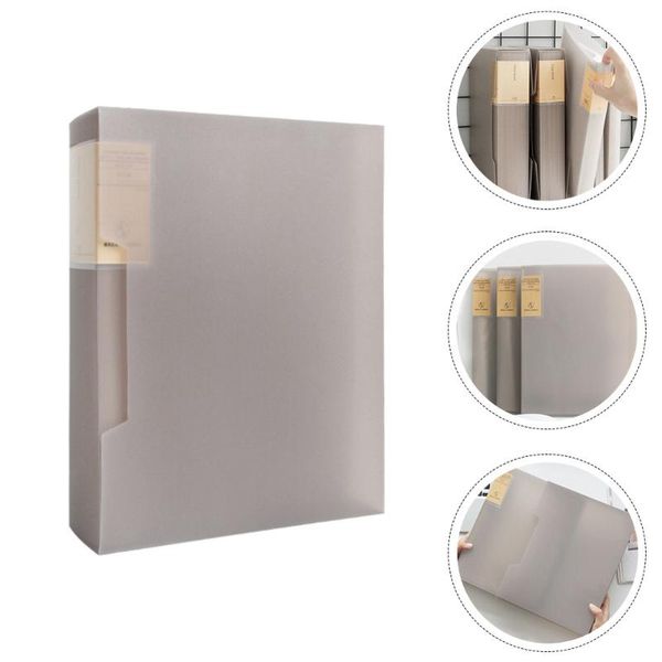 

craft tools 1pc a4 letter size file folder document office supply (grey)