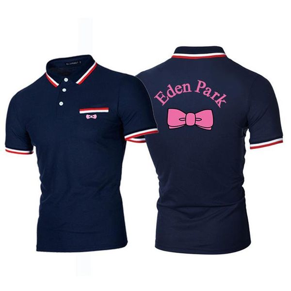 

men's polos mens shirt 2021 summer short sleeve turn-over collar slim casual breathable solid color business, White;black