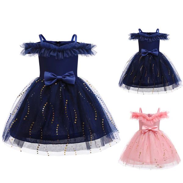 

girl's dresses wedding party flower kids girls princess bridesmaid tulle tutu dress gown summer sleeveless plain a-line outwear clothes, Red;yellow