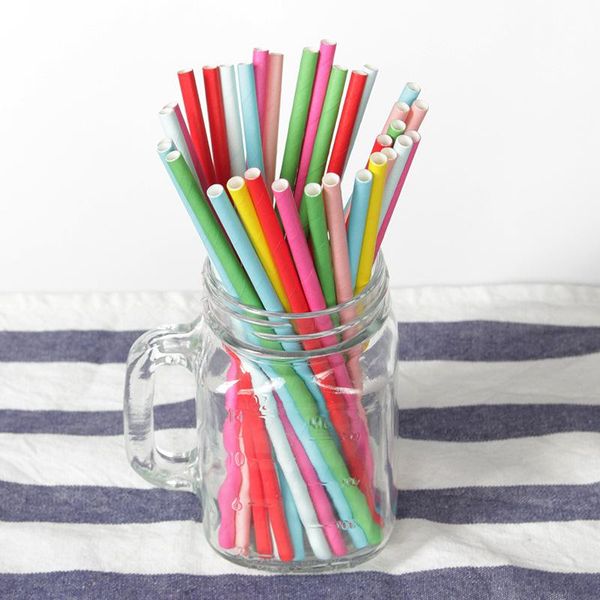 

drinking straws 25pcs disposable paper creative mixed straw birthday party decorations kids baby shower wedding supplies