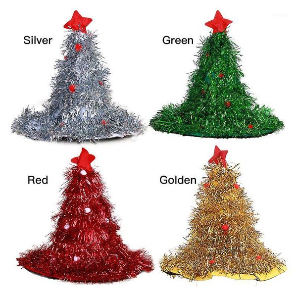 

christmas decorations glowing tree cap women men costume santa hat party ornaments for kid year gifts