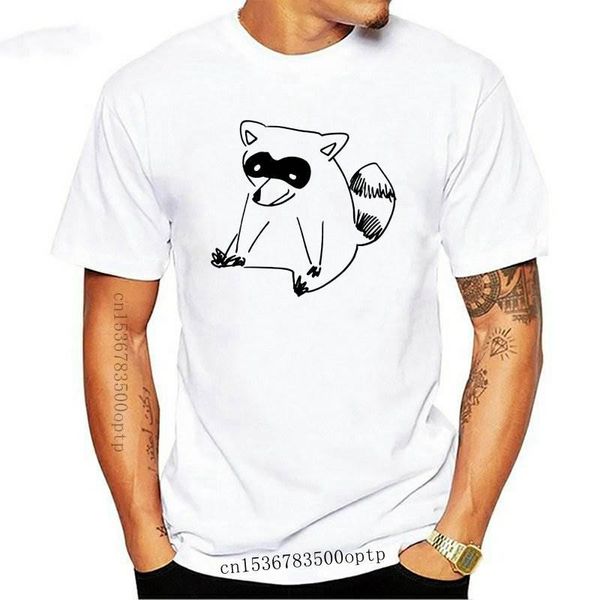 

men's t-shirts it's the raccoon t shirt tee animal trash panda, White;black