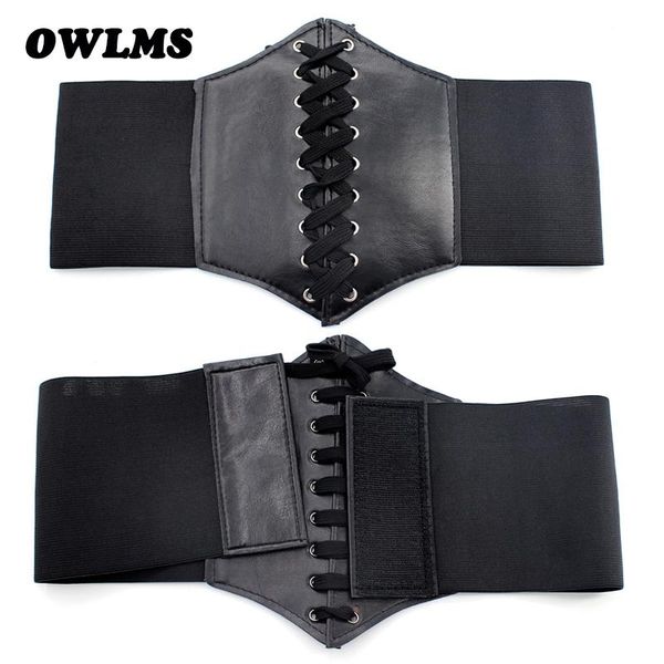 

belts tie wide for women designer party cummerbunds women's black costume corset elastic waistbands, Black;brown