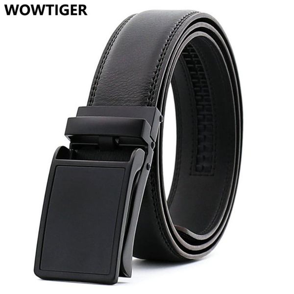 

men's belts luxury automatic buckle genune leather strap for men belt designers brand high quality, Black;brown