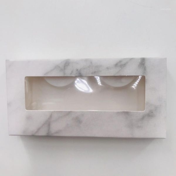 

marble lashes box empty packing wholesale customization mink boxes1