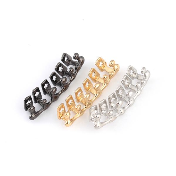

jewelry fashion hip hop hollow star denture, Silver