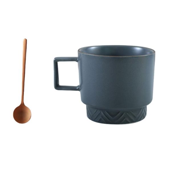 

mugs exquisite ceramic tea mug beautiful coffee cup durable with spoon