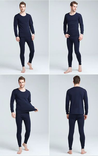 

men's t-shirts winter long johns thick men thermal underwear sets keep warm for russian canada and european women, White;black