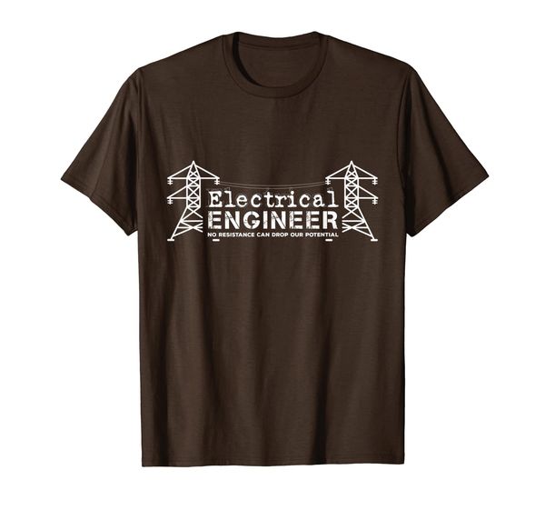 

power electronics - electrical engineer t-shirt, White;black