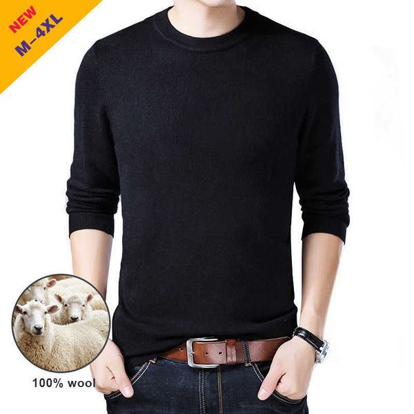 

sweater men oversize autumn winter clothes super warm mink cashmere pullover jumper robe hombre pull homme hiver mens sweaters 210528, White;black