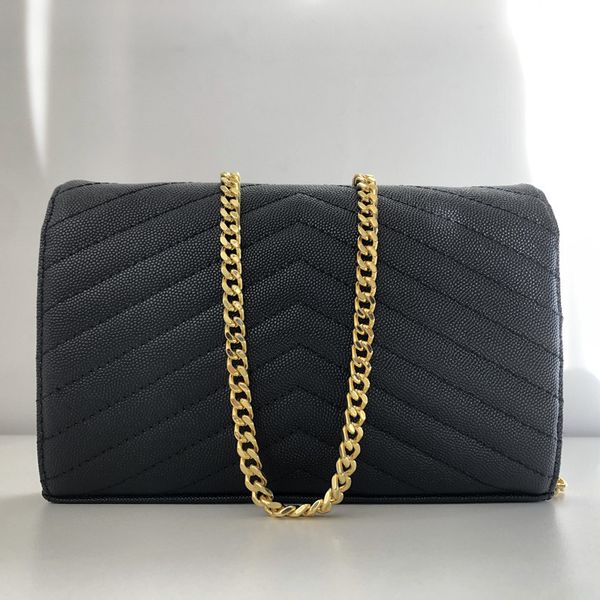 

new designer chain shoulder bag messenger bag leather lady messenger handbag handbag factory discount sale