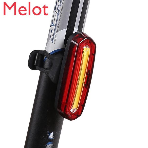 

bicycle taillight warning light usb charging strobe mountain bike riding safety fixture car sunshade