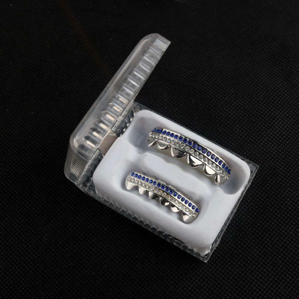 

hip hop decorative braces with silver plated diamond