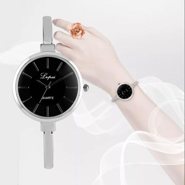 

luxury women watches minimalism dial ladies quartz watch alloy bracelet female wristwatch nice gift for girlfriend wristwatches, Slivery;brown