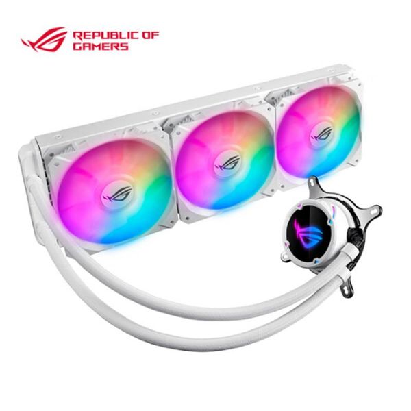 

fans & coolings rog strix lc 360 rgb we white commemorative edition cpu water cooling radiator [5 years replacement/360mm cold row]