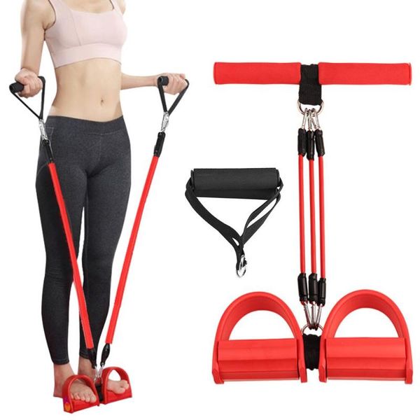 

color tpe abdominal device fitness pull rope puller durable sit ups muscle training equipment sports portable practical yoga resistance band