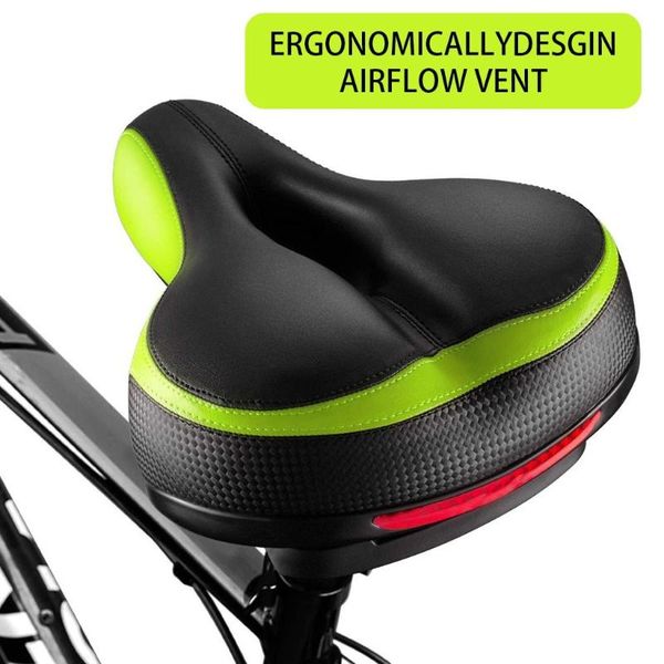 

bike saddles rubber saddle mountain seat cushion soft thickening widening riding equipment absorber bicycle
