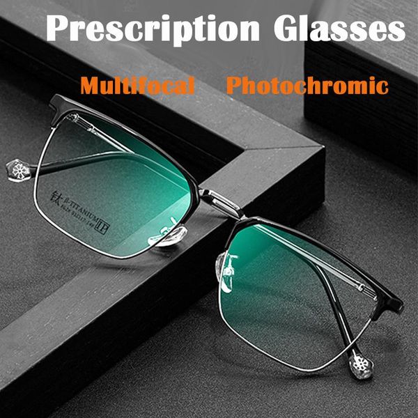 

sunglasses vintage reading glasses prescription pochromic business blue blocking multifocal custom myopia astigmatism black, White;black